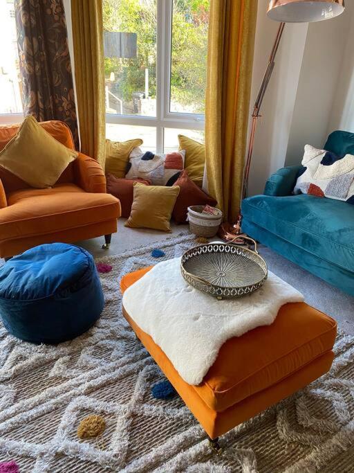 Luxury Modern 1Bed Sea View Apartment Rhôs-on-Sea エクステリア 写真