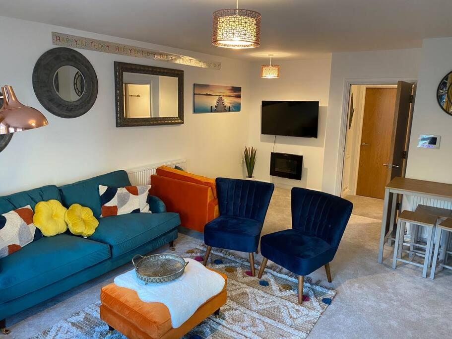 Luxury Modern 1Bed Sea View Apartment Rhôs-on-Sea エクステリア 写真