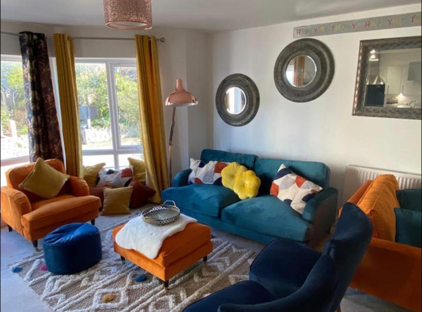 Luxury Modern 1Bed Sea View Apartment Rhôs-on-Sea エクステリア 写真
